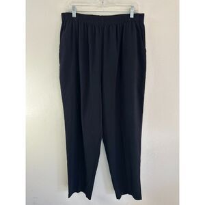 Capistrano Essentials Women's Plus Size Casual High Rise Pants Size 20 Pockets